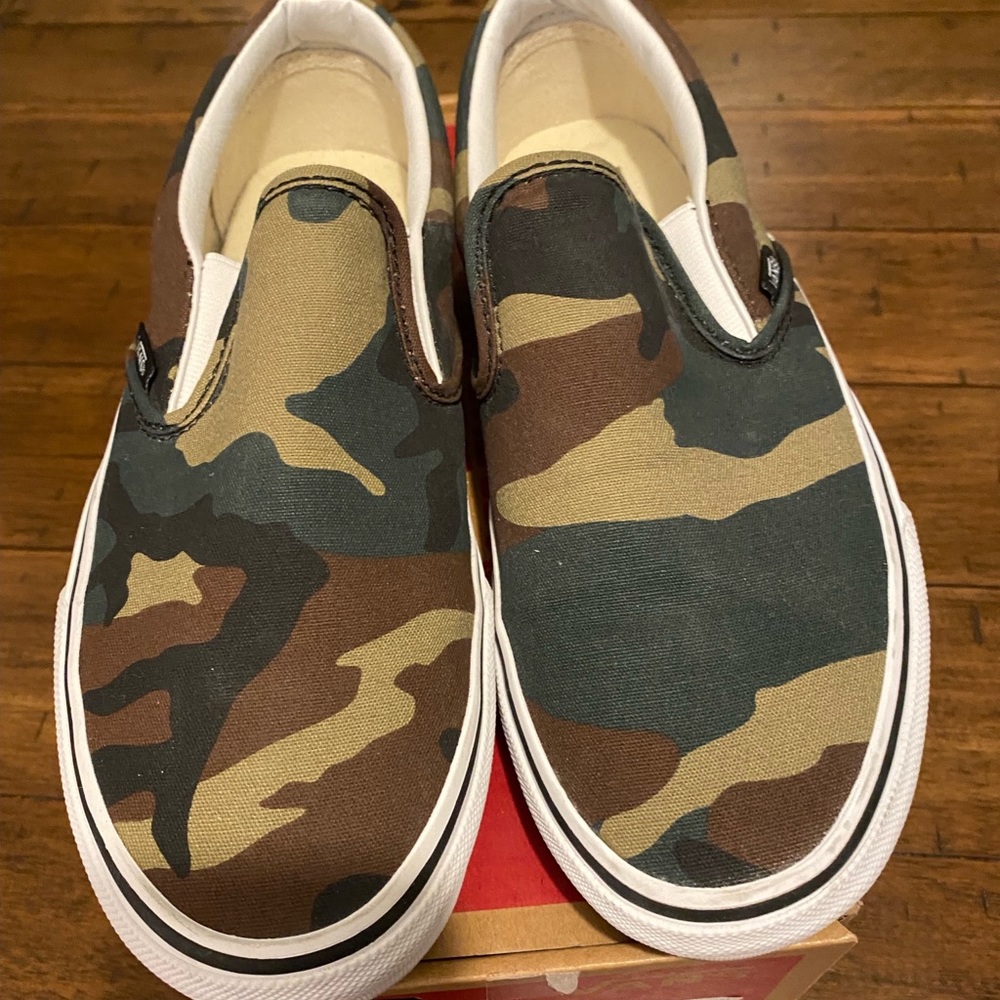 Vans Woodland Camo Slip On